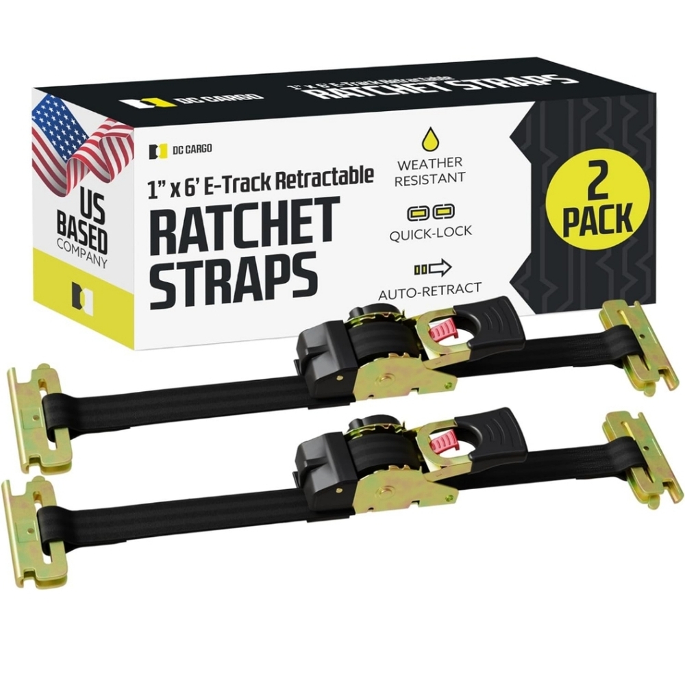 DC Cargo Ratchet Straps 2 Pack